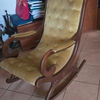Sedia della nonna a dondolo anni 40/50