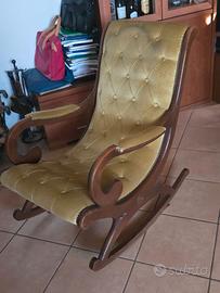 Sedia della nonna a dondolo anni 40/50