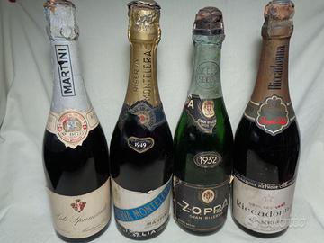 Ritiro vecchie  bottiglie  di Spumante Lambrusco