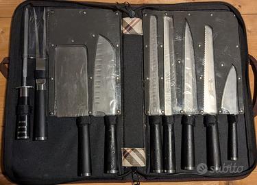 Set coltelli stile giapponese da cucina