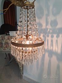 lampadario vintage stile impero 