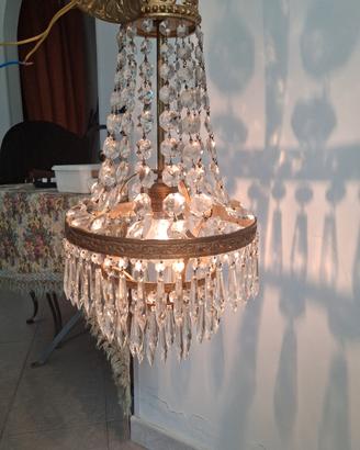 lampadario vintage stile impero 