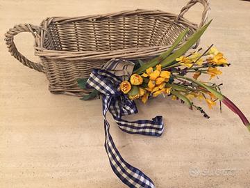 Portabottiglie in rattan