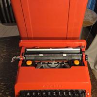 OLIVETTI VALENTINE macchina scrivere con custodia