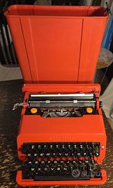 OLIVETTI VALENTINE macchina scrivere con custodia