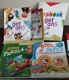 Libri 5 elementari  Get on , parola amica, detto f