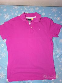 Polo Diadora  rosa/fucsia