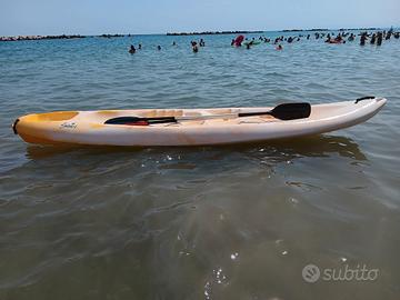 Kayak con remi