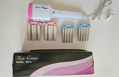 Tripla piastra 3 in 1 per capelli