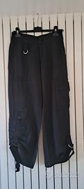 Pantalone donna, nero, cargo, Motivi, tg 40