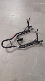 Cavalletto posteriore girevole moto