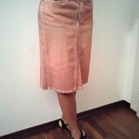 Gonna denim da donna Just Cavalli rosa