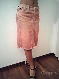 Gonna denim da donna Just Cavalli rosa