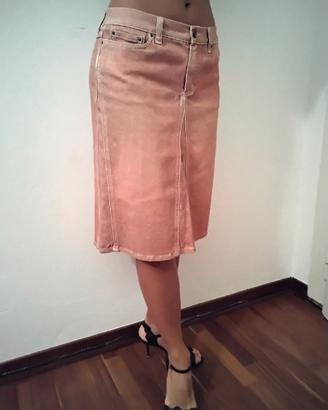 Gonna denim da donna Just Cavalli rosa