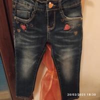jeans bambina Lollipop , nuovo tg 30 mesi 