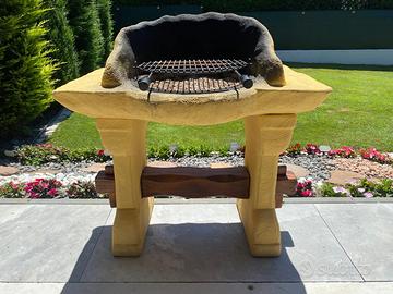 Barbecue in cemento