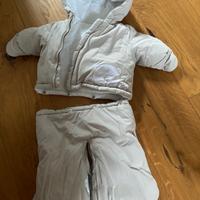 Piumino/tuta intera imbottita neonato