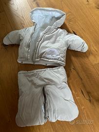 Piumino/tuta intera imbottita neonato