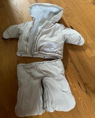 Piumino/tuta intera imbottita neonato