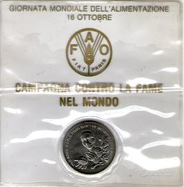 Moneta medaglia giornata mondiale alimentazione