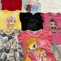 8 magliette estive bambina