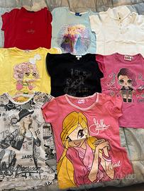 8 magliette estive bambina