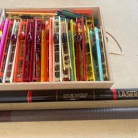 Canne da pesca fisse e lenze complete