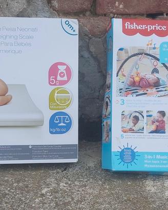Palestrina Fisher Price e bilancia Nuvita