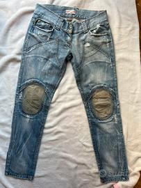 jeans donna sexy woman stile vintage taglia M