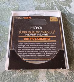 Filtro polarizzatore Hoya Super Pro1 CPL 67mm