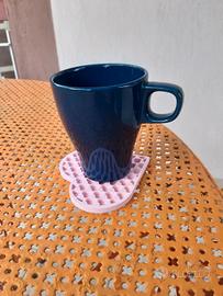 Sottobicchiere a forma di cuore