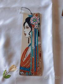 segnalibro Geisha giapponese diamond painting 