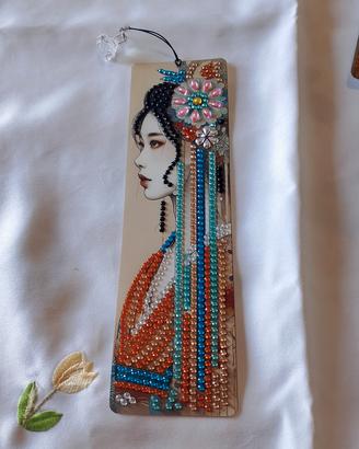 segnalibro Geisha giapponese diamond painting 