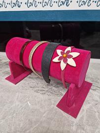 Organizer per cerchielli, bracciali..  in velluto 