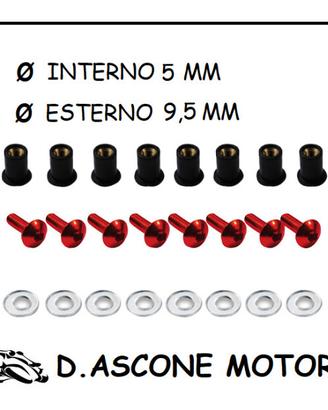VITI ROSSO 8 GOMMINI AD ESPANSIONE CARENE ø 5/9,5