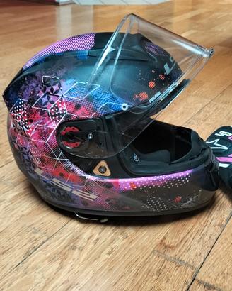 casco LS2 donna e guanti alpinestar