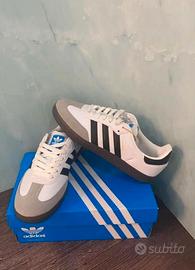 Adidas Originals Samba Bianca/Nera 38 Nuove