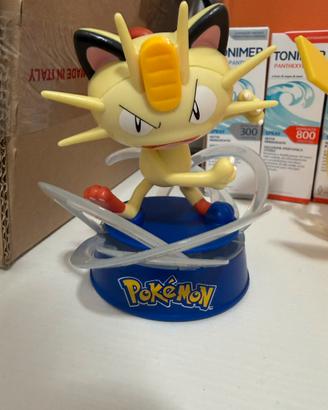 Personaggio Pokémon MEOWTH 3D kinder nuovo