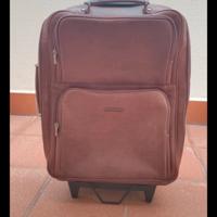 Valigia Coveri World in vera pelle