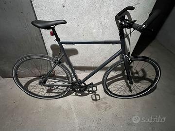 ELOPS Bici città single speed 500 grigia