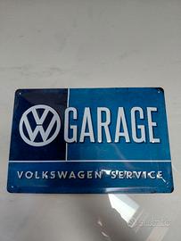 Targa in metallo Volkswagen Garage