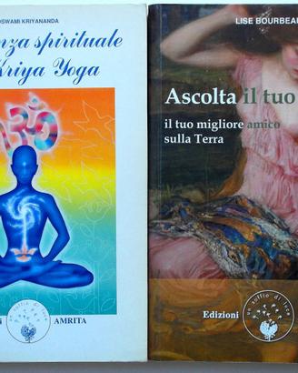 8 Libri - EDIZIONI AMRITA spiritualità salute