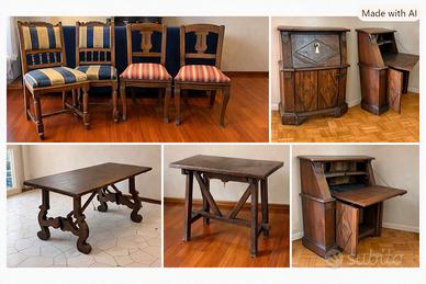 Mobili d’Antiquariato primi ‘900 – Legno Massello