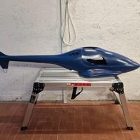 Fusoliera Shark Rc 700 Elicottero 90 heli body  Fu