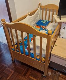 Culla in legno Foppapedretti con materassino letto