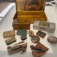 Scatole antiche in latta