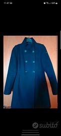 cappotto Yes Zee taglia M blu scuro doppiopetto