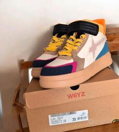 Sneakers alte W6YZ originali donna multicolore N39
