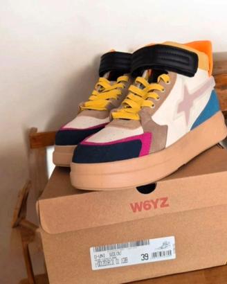 Sneakers alte W6YZ originali donna multicolore N39