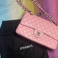 Borsa classica Chanel rosa timless classic